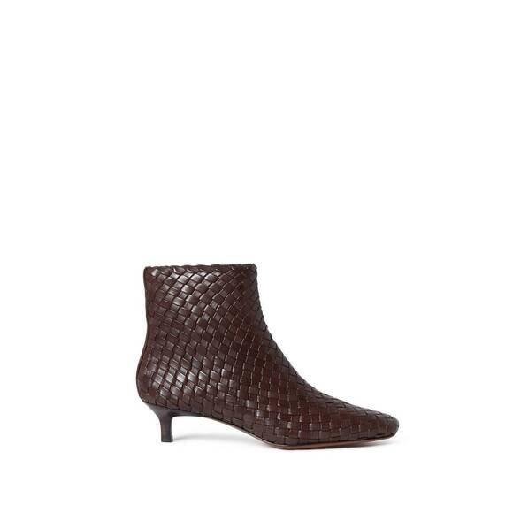 NEW LOEFFLER RANDALL women's marcella skinny ankle boot in espresso